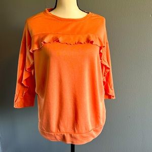 NWT EXPRESS ONE ELEVEN TANGERINE TOP. Size XS.